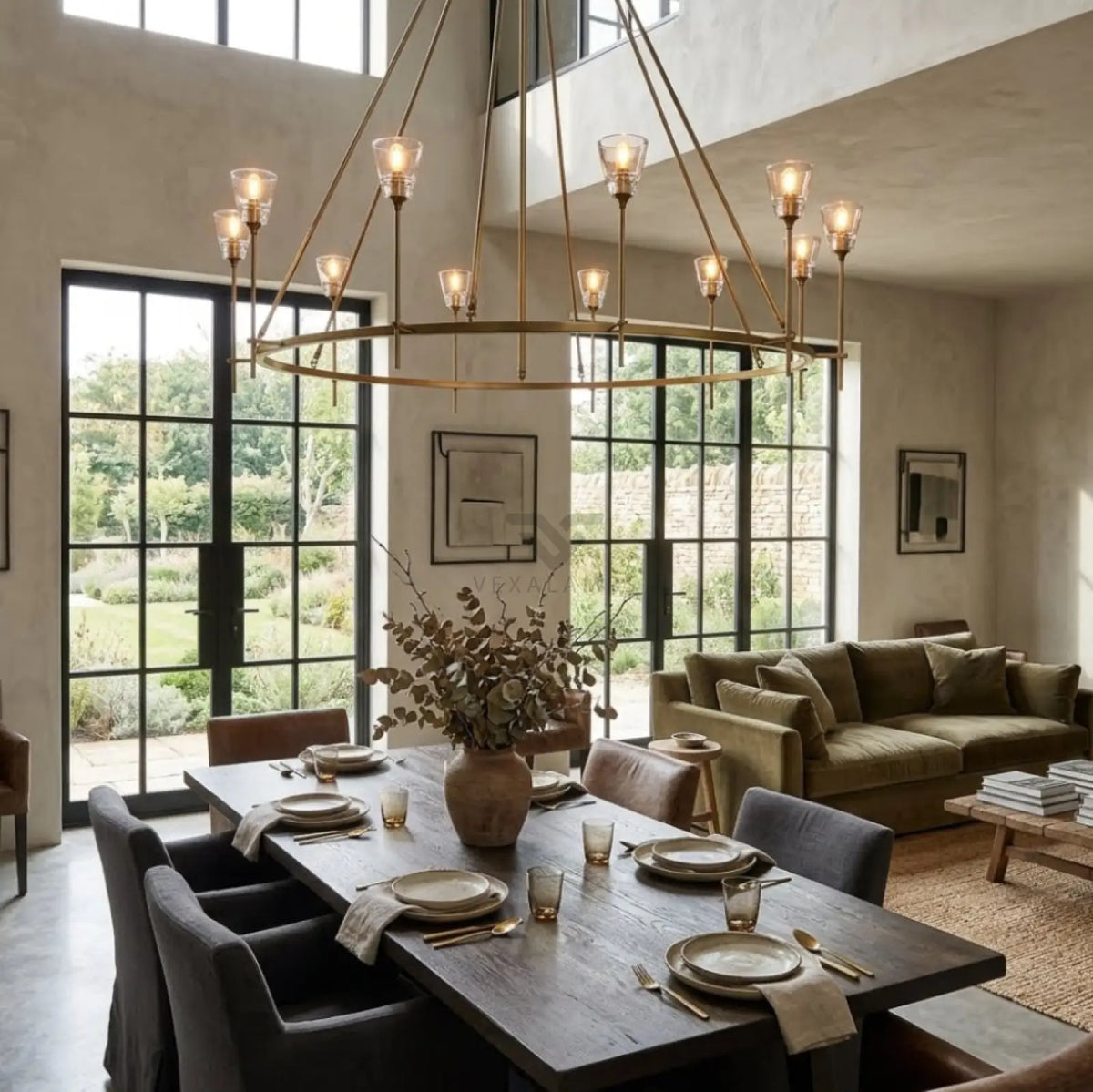 Torch de Vera Round Chandelier