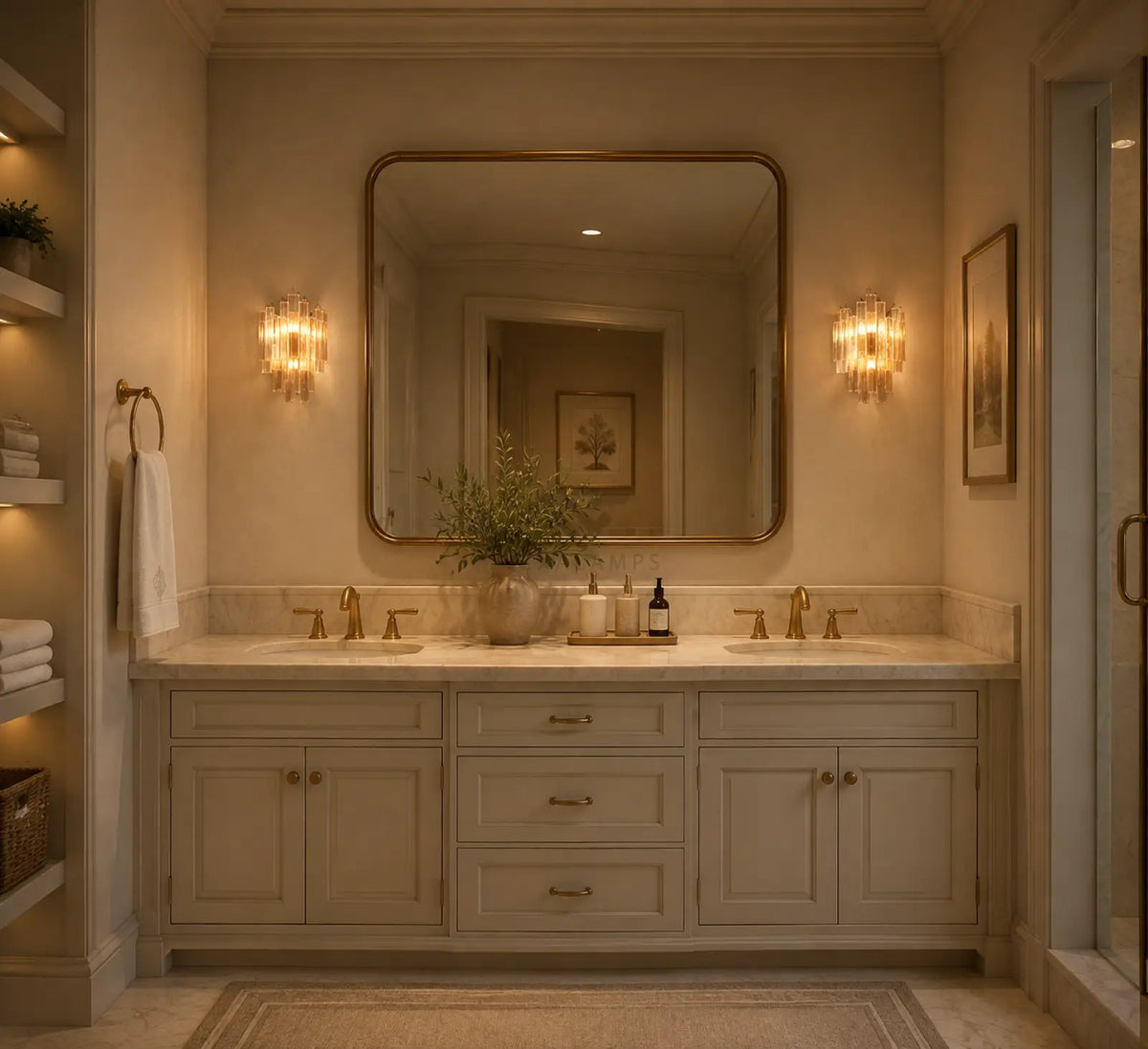 Tronchy Glass Grand Sconce