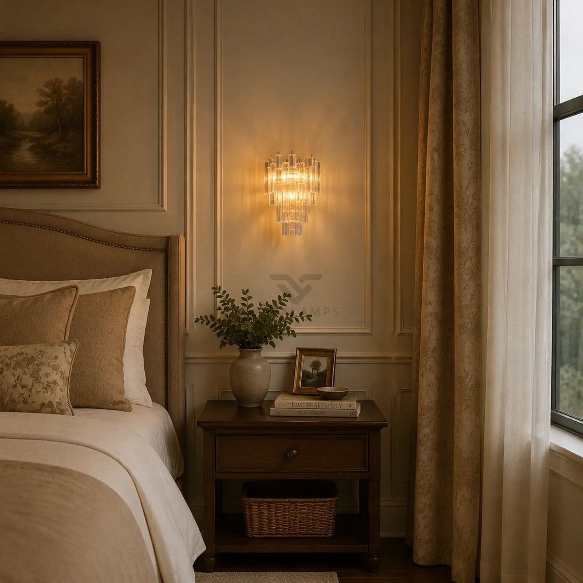 Tronchy Glass Grand Sconce