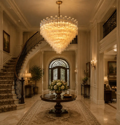 Tronchy Glass Round Chandelier