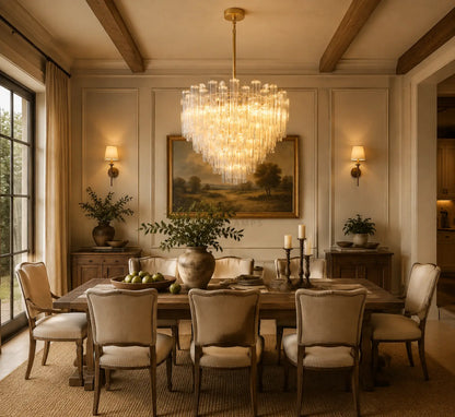 Tronchy Glass Round Chandelier