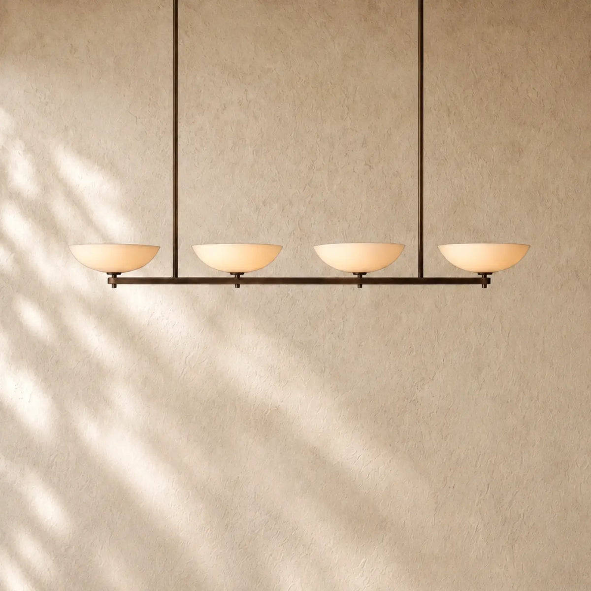Vernat Linear Chandelier - Bronze / 60’’