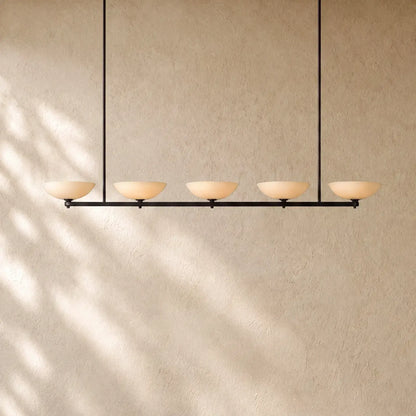 Vernat Linear Chandelier - Bronze / 76’’