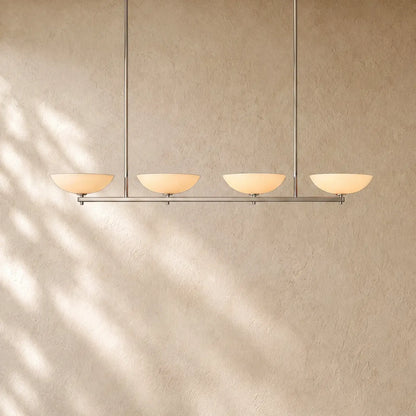 Vernat Linear Chandelier - Polished Nickel / 60’’