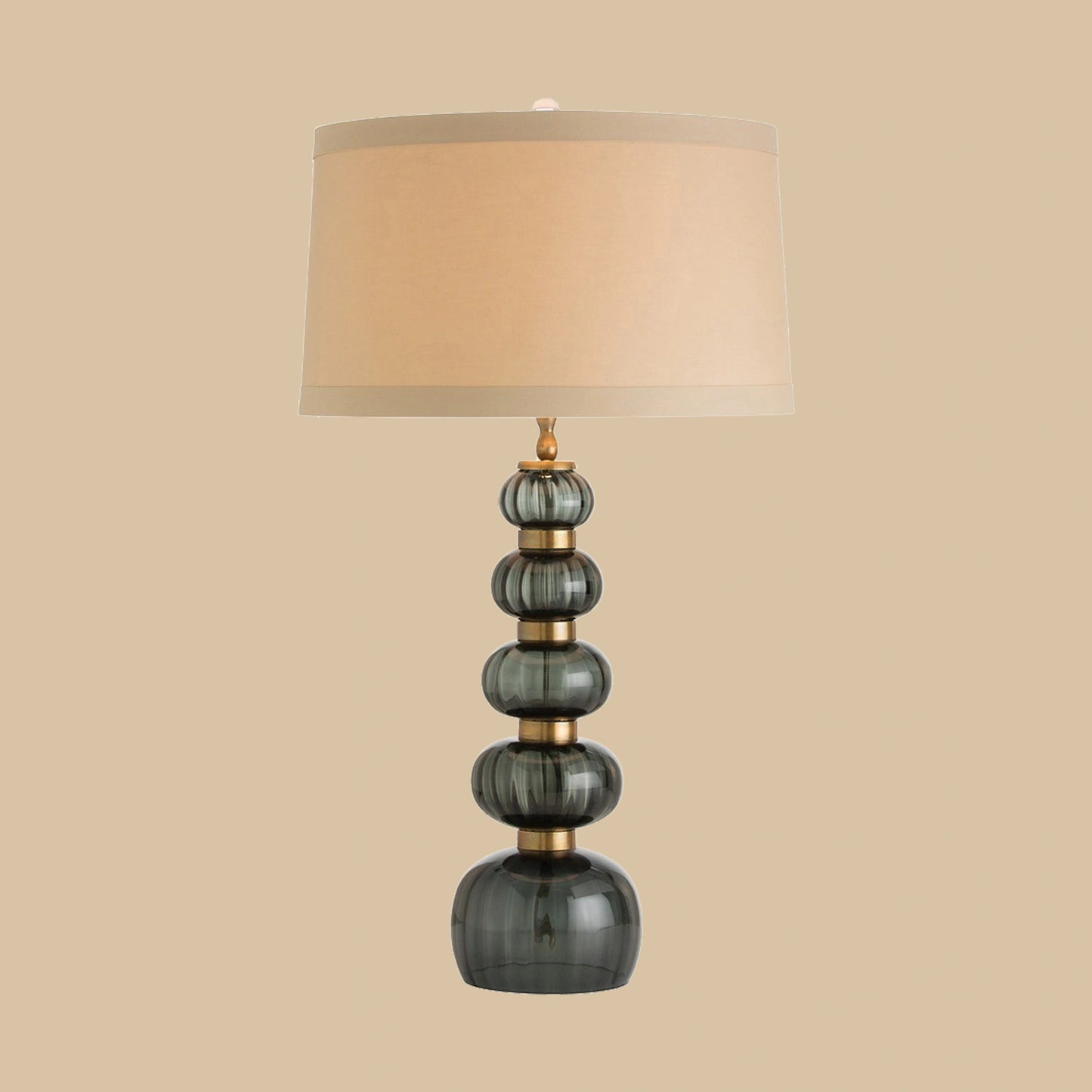 Aveline Smoky Glass Table Lamp