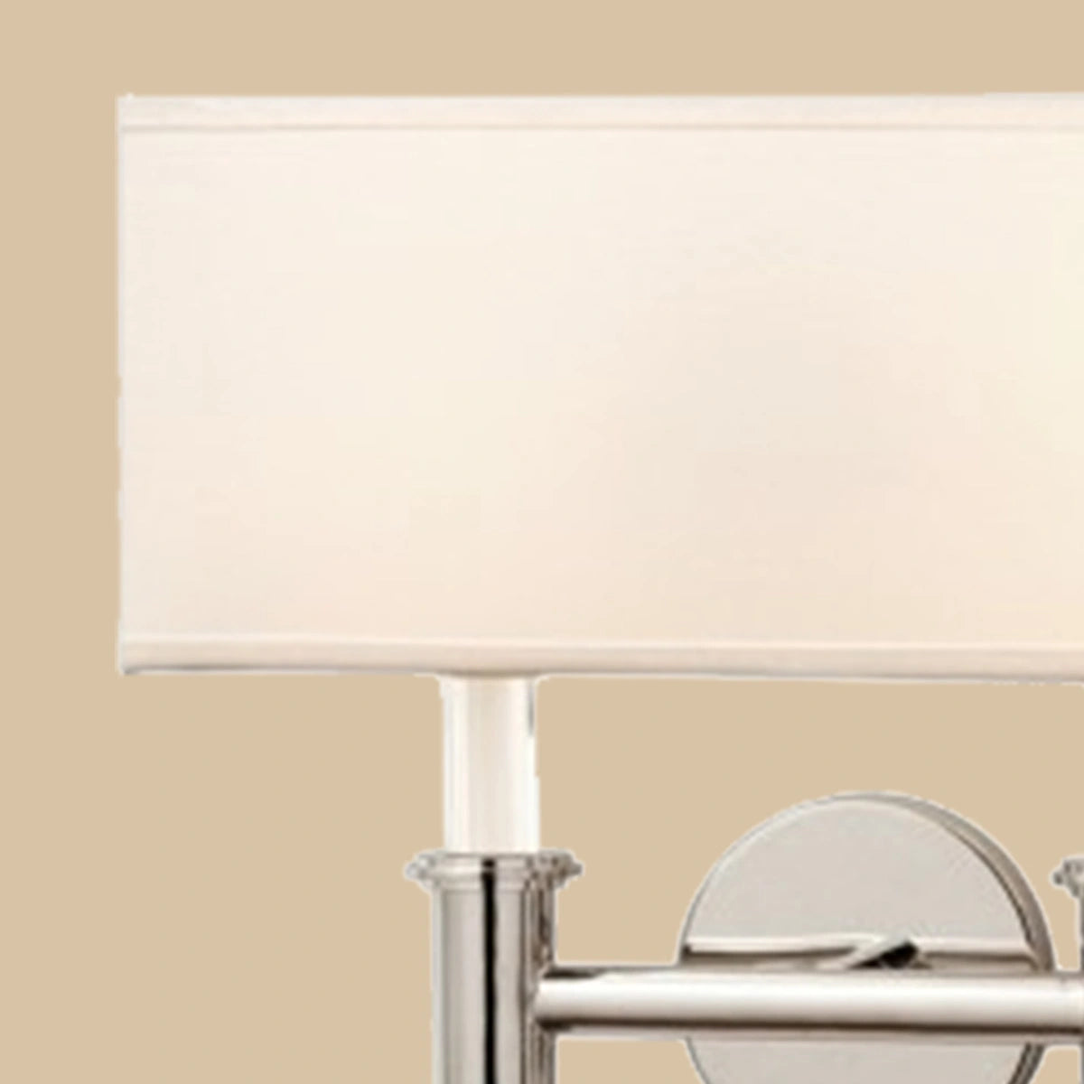 Claremont 2-Light Polished Nickel Wall Sconce