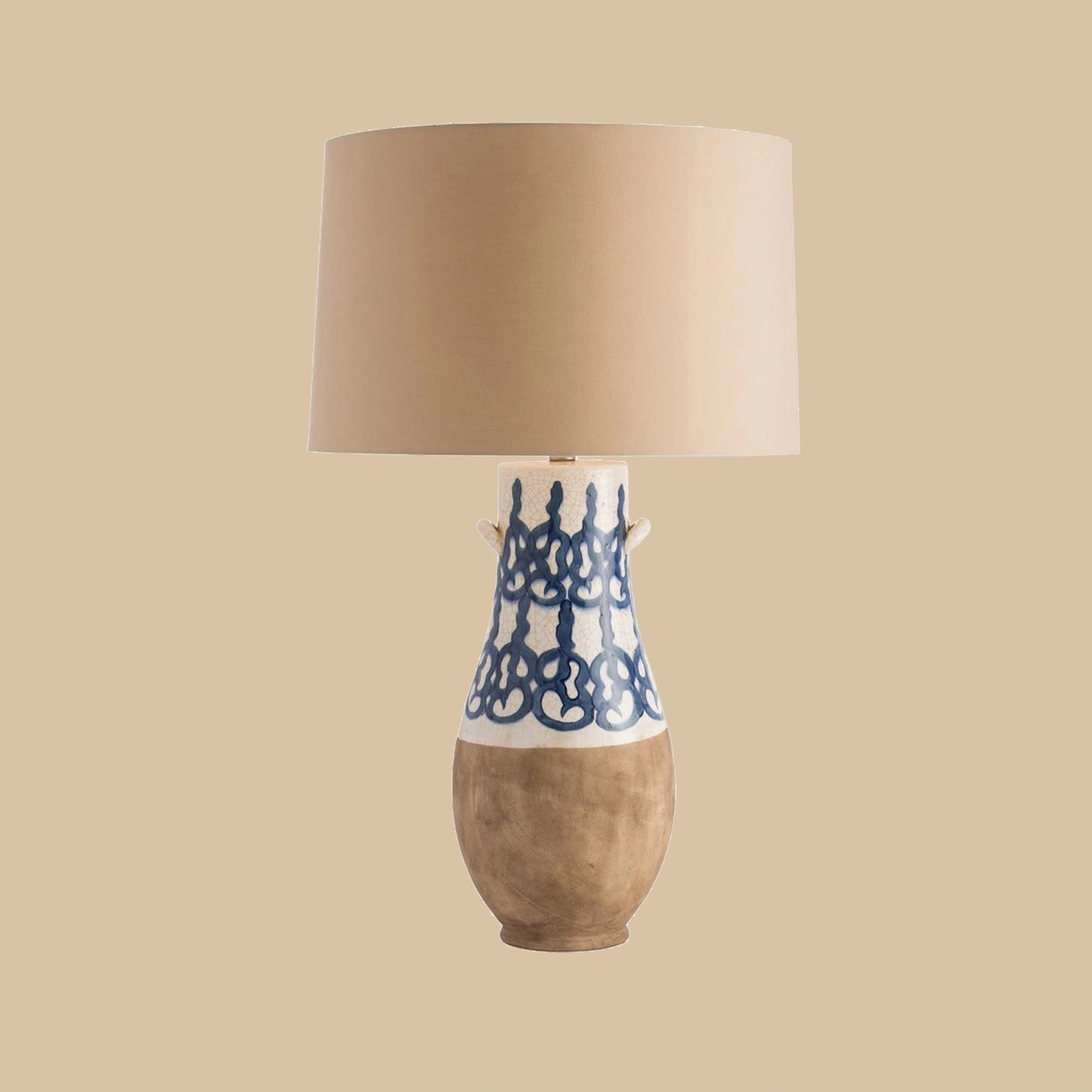 Maren Blue White Ceramic Table Lamp