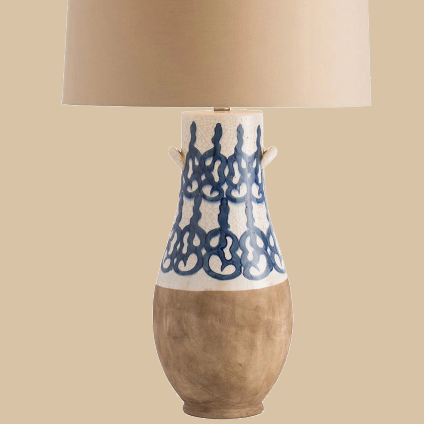 Maren Blue White Ceramic Table Lamp