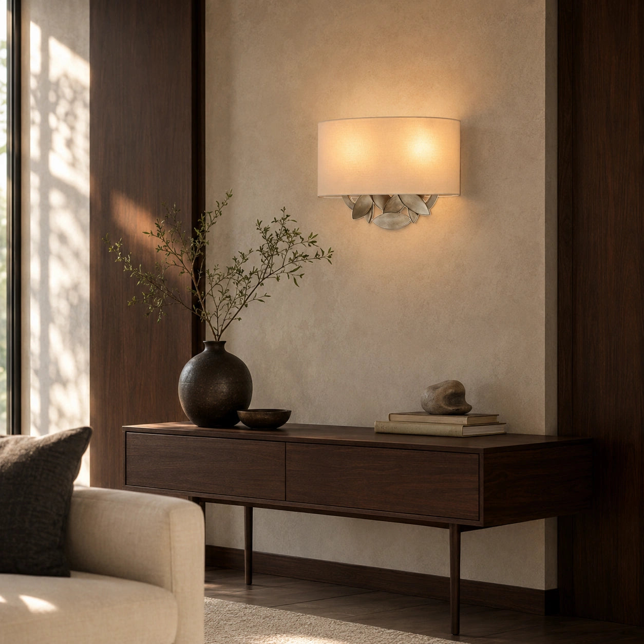 Sylvie 2-Light Leaf Wall Sconce