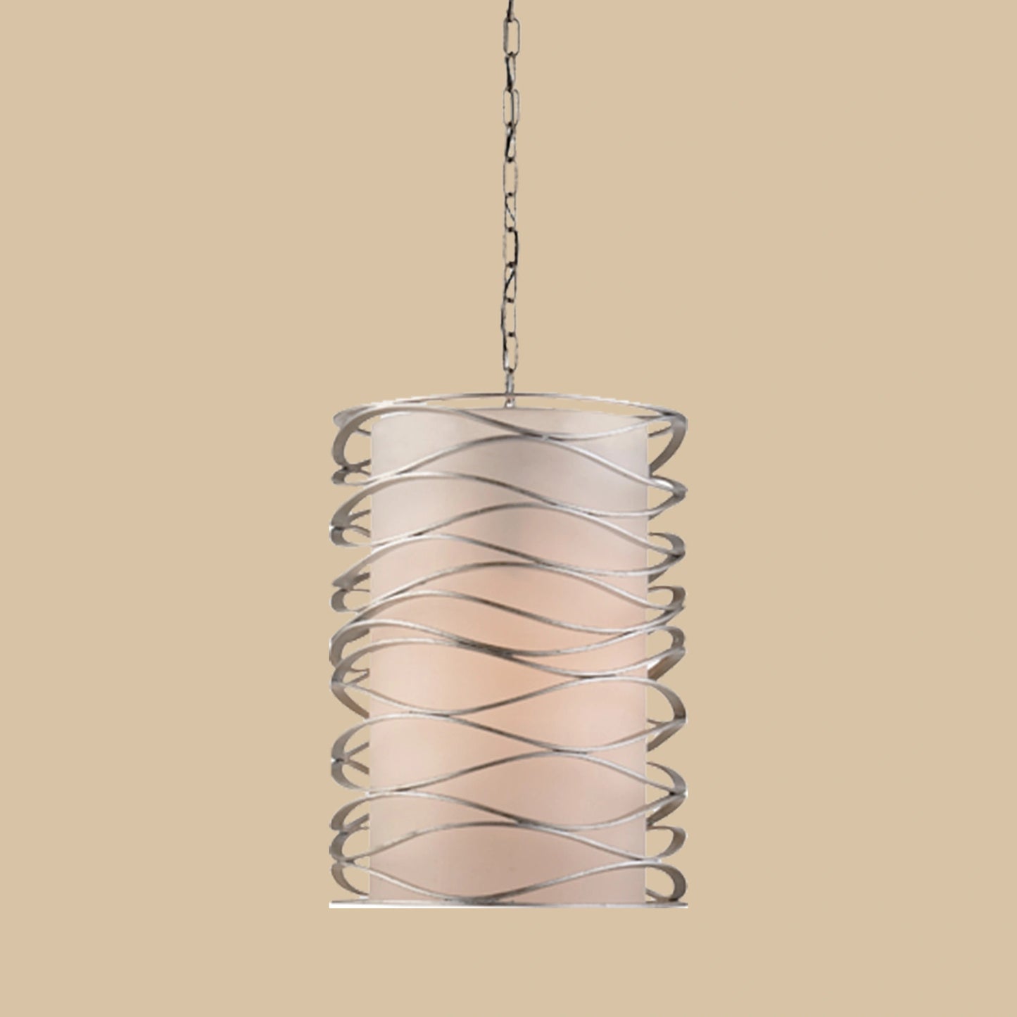 Veyra Spiral Drum Pendant Light