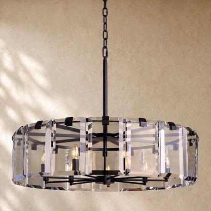 Amayya Round Chandelier - Bronze / 30’’